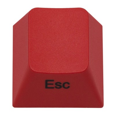 Red Esc PBT Front Print Keycap